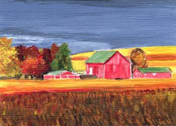 "The Calm After The Storm" by Alison Meschke, Johnson Creek WI - Acrylic on Linen